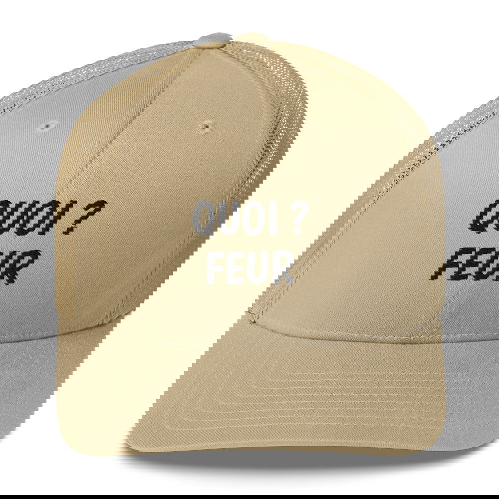 Casquette brodée Quoi feur Kaki - Sedurro