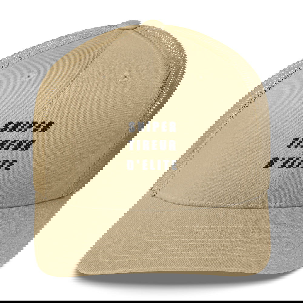 Casquette brodée Sniper tireur d'élite Kaki - Sedurro