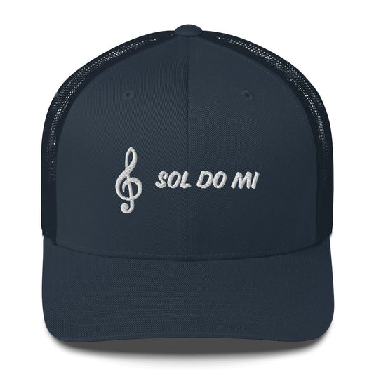 Casquette brodée Sol do mi Bleu Marine - Sedurro