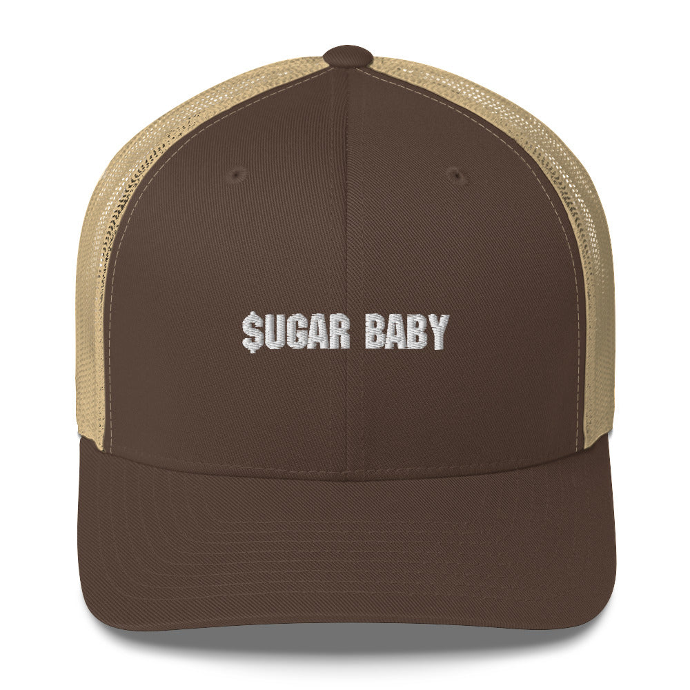 Casquette brodée Sugar baby Marron Kaki - Sedurro