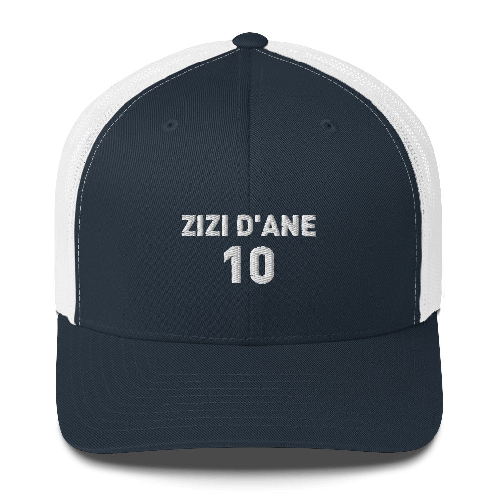 Casquette brodée Zizi d'âne 10 Bleu Marine Blanc - Sedurro