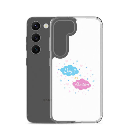 Coque Samsung Boy or abortion gender reveal - Sedurro