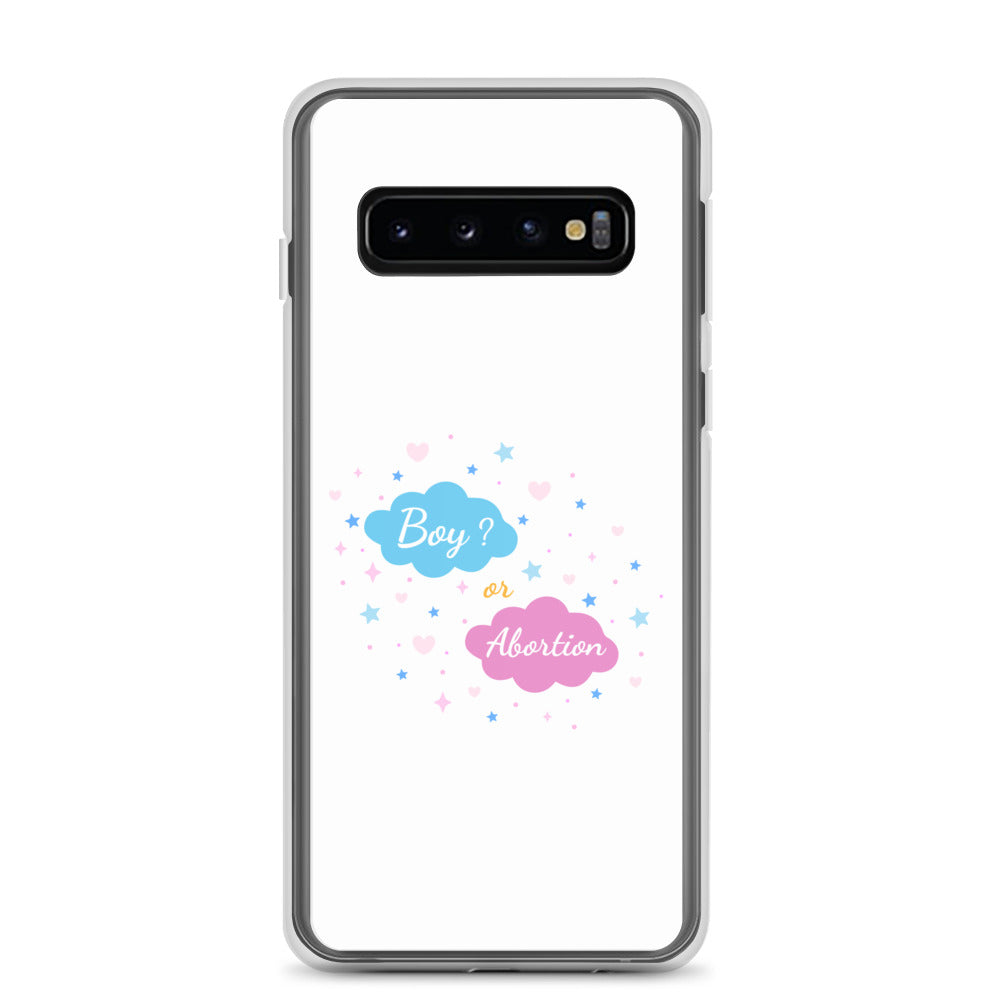 Coque Samsung Boy or abortion gender reveal Samsung Galaxy S10 - Sedurro