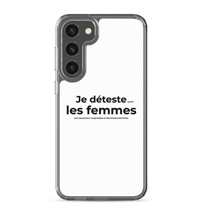 Coque Samsung Féministe Je déteste les femmes Samsung Galaxy S23 Plus - Sedurro