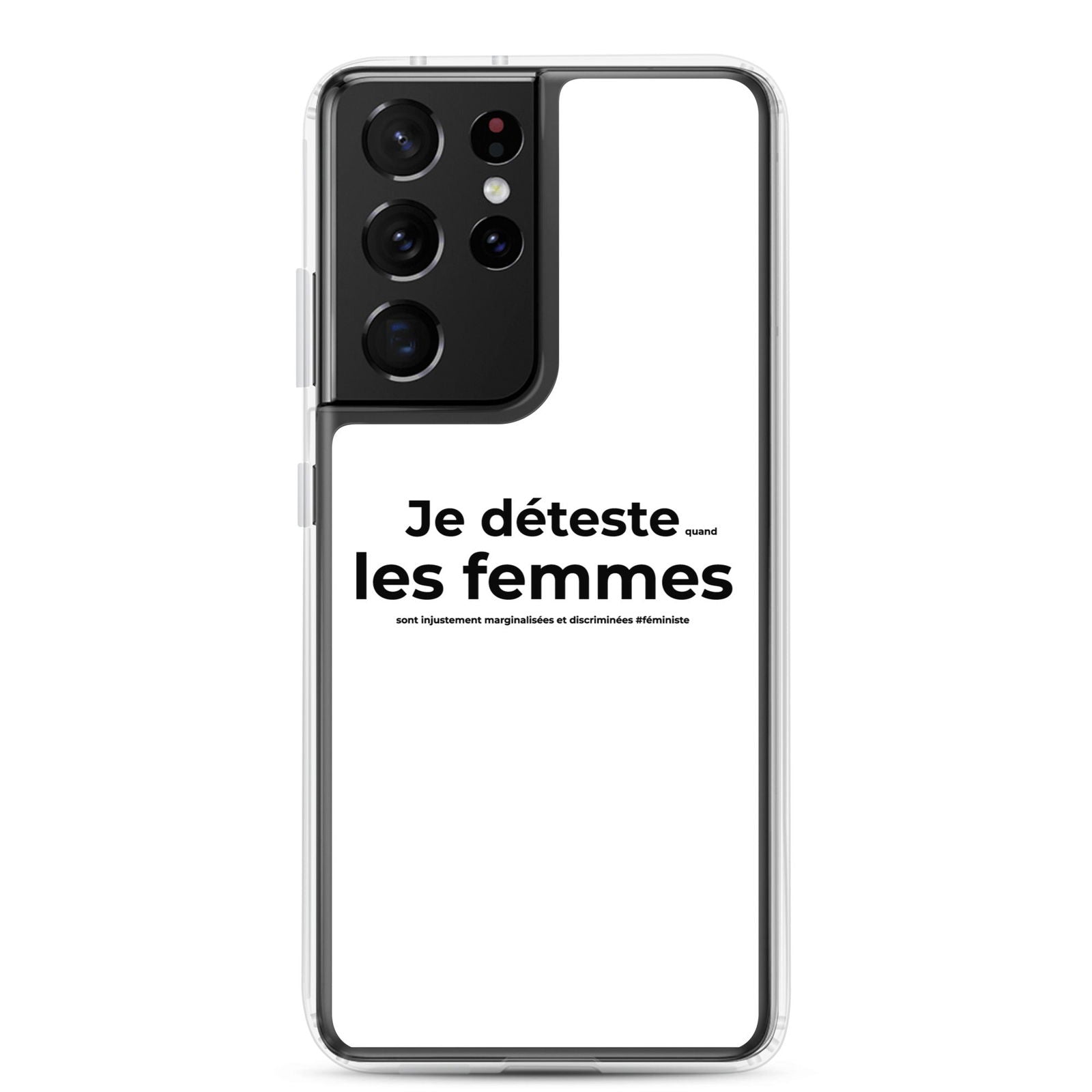 Coque Samsung Féministe Je déteste les femmes Samsung Galaxy S21 Ultra - Sedurro