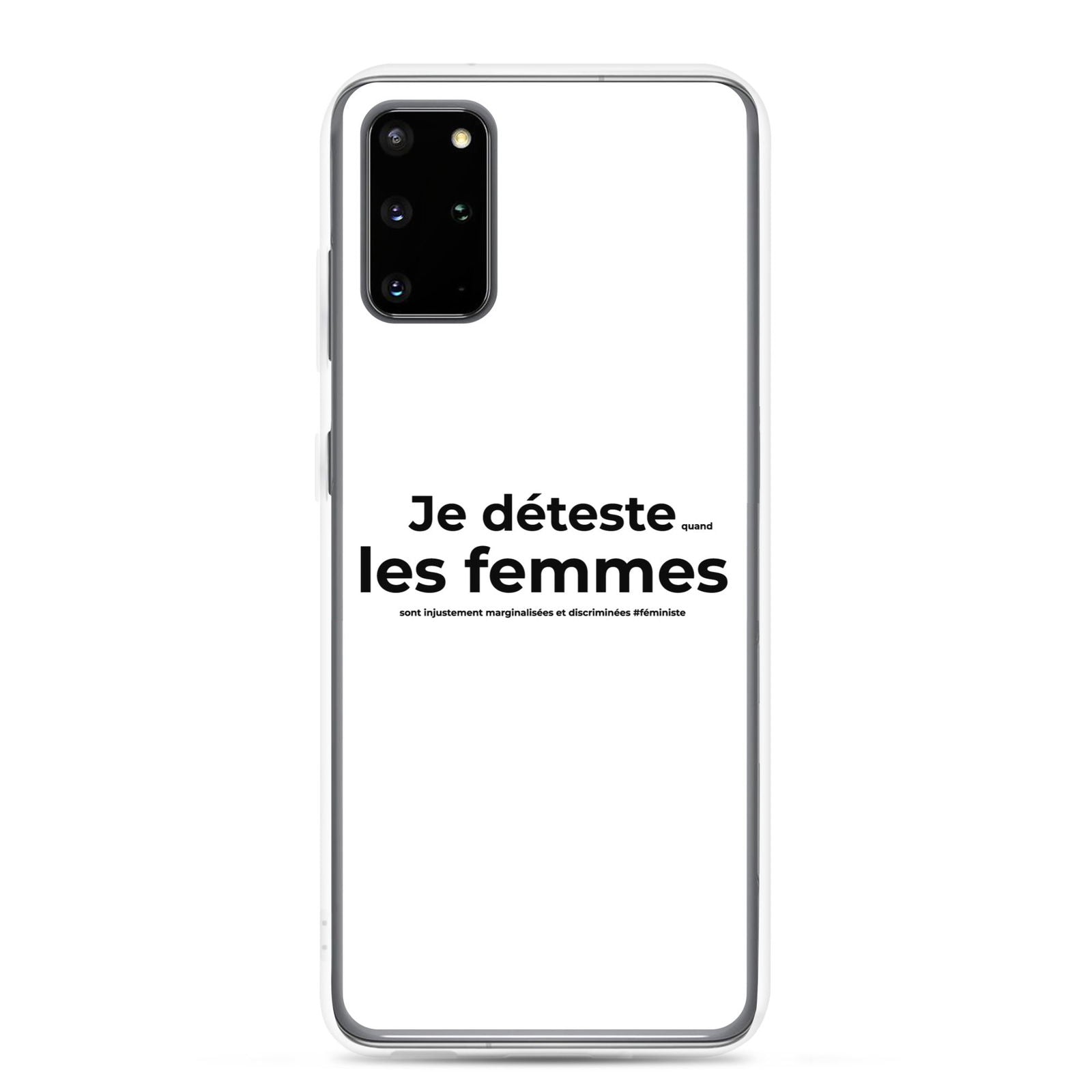 Coque Samsung Féministe Je déteste les femmes Samsung Galaxy S20 Plus - Sedurro