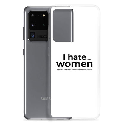 Coque Samsung Feminist I hate women - Sedurro