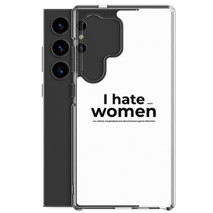Coque Samsung Feminist I hate women - Sedurro