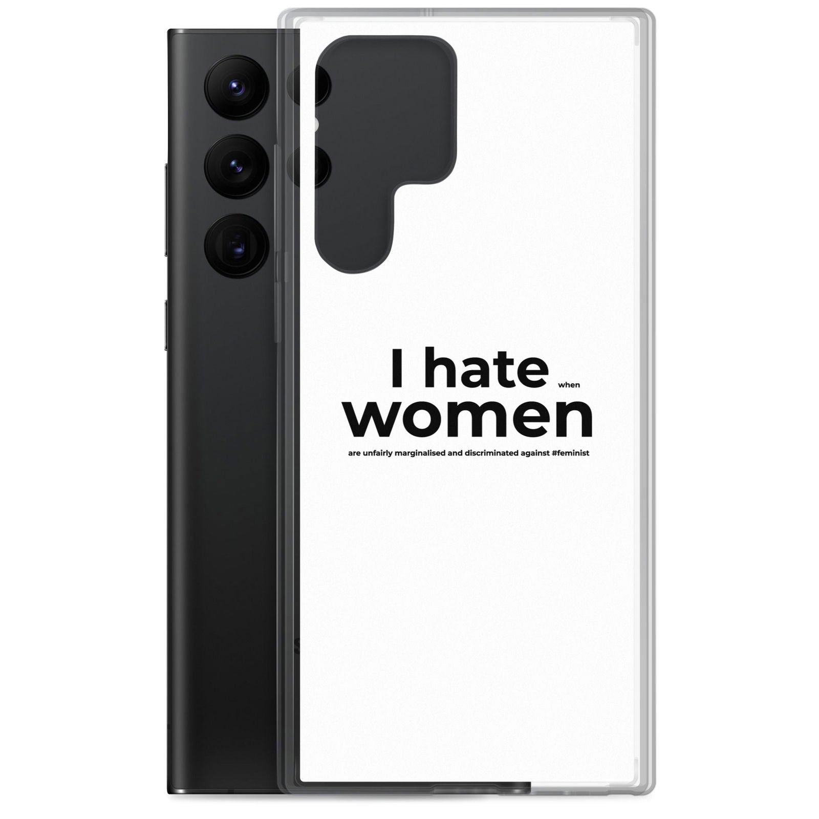 Coque Samsung Feminist I hate women - Sedurro