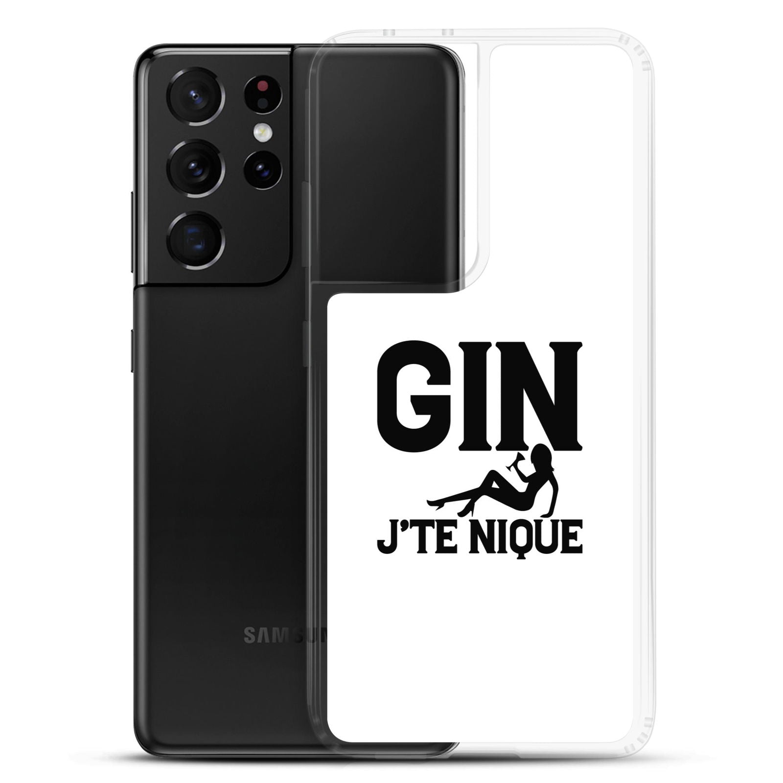 Coque Samsung Gin j'te nique - Sedurro
