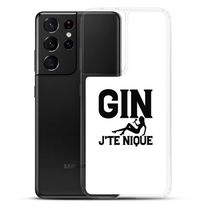 Coque Samsung Gin j'te nique - Sedurro