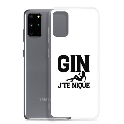 Coque Samsung Gin j'te nique - Sedurro
