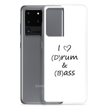 Coque Samsung I love (d)rum and (b)ass - Sedurro