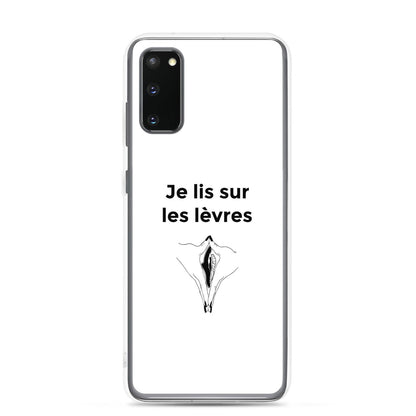 Coque Samsung Je lis sur les lèvres Samsung Galaxy S20 - Sedurro