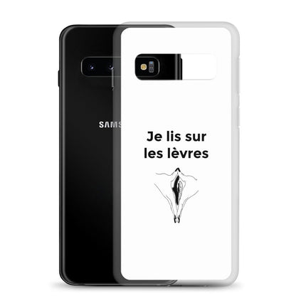 Coque Samsung Je lis sur les lèvres - Sedurro