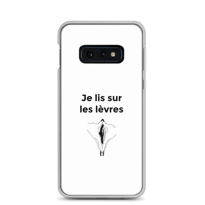 Coque Samsung Je lis sur les lèvres Samsung Galaxy S10e - Sedurro