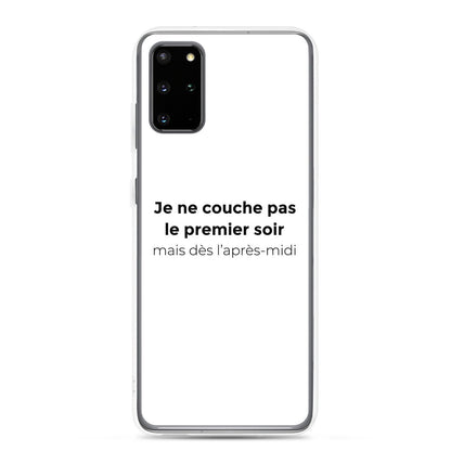 Coque Samsung Je ne couche pas le premier soir mais dès l'après-midi Samsung Galaxy S20 Plus - Sedurro