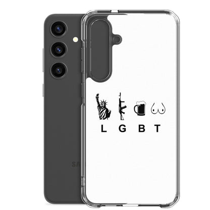 Coque Samsung LGBT liberty gun beer tits - Sedurro