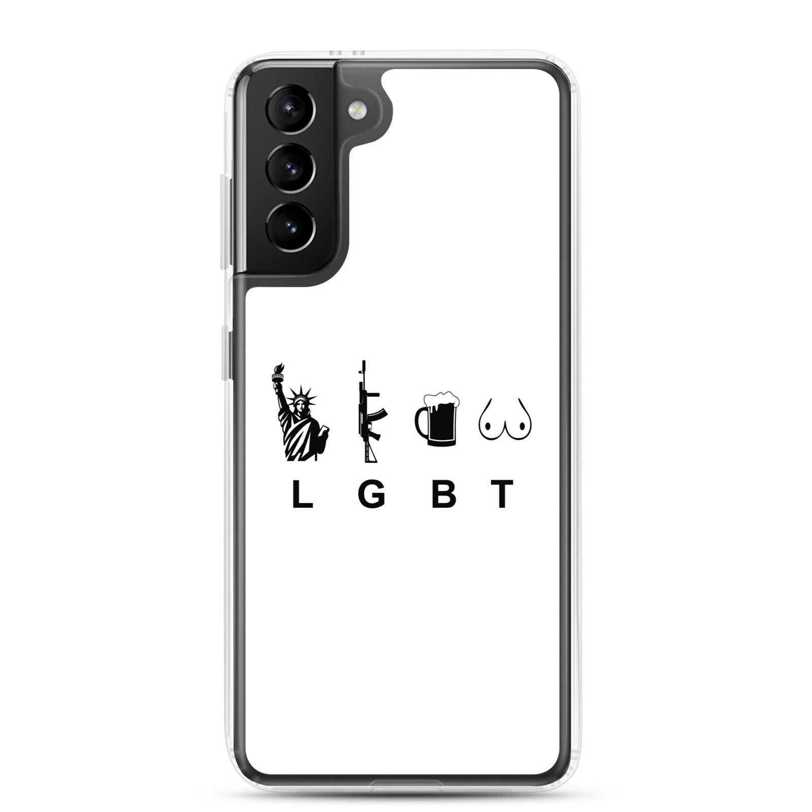 Coque Samsung LGBT liberty gun beer tits Samsung Galaxy S21 Plus - Sedurro