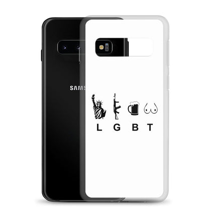 Coque Samsung LGBT liberty gun beer tits - Sedurro