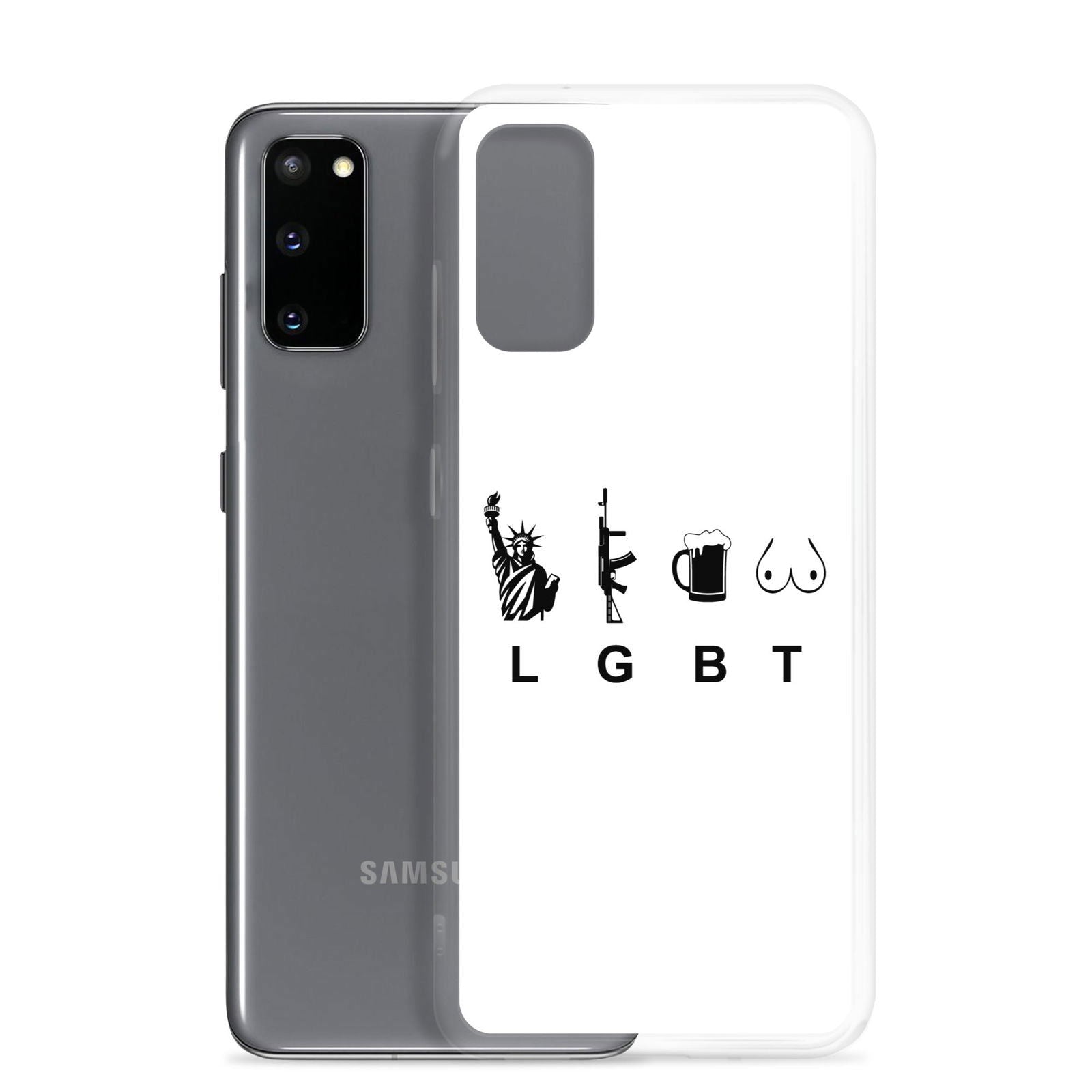 Coque Samsung LGBT liberty gun beer tits - Sedurro