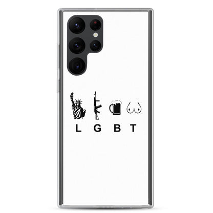 Coque Samsung LGBT liberty gun beer tits Samsung Galaxy S22 Ultra - Sedurro