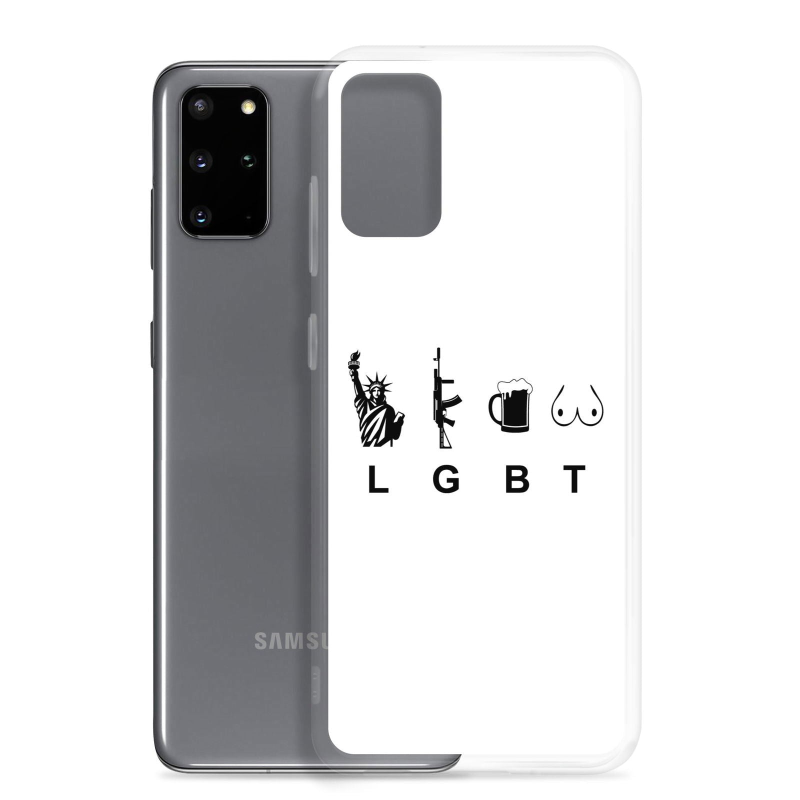 Coque Samsung LGBT liberty gun beer tits - Sedurro