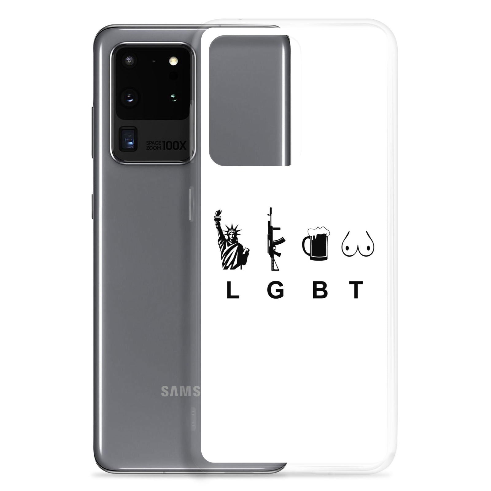 Coque Samsung LGBT liberty gun beer tits - Sedurro