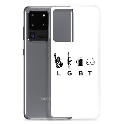 Coque Samsung LGBT liberty gun beer tits - Sedurro