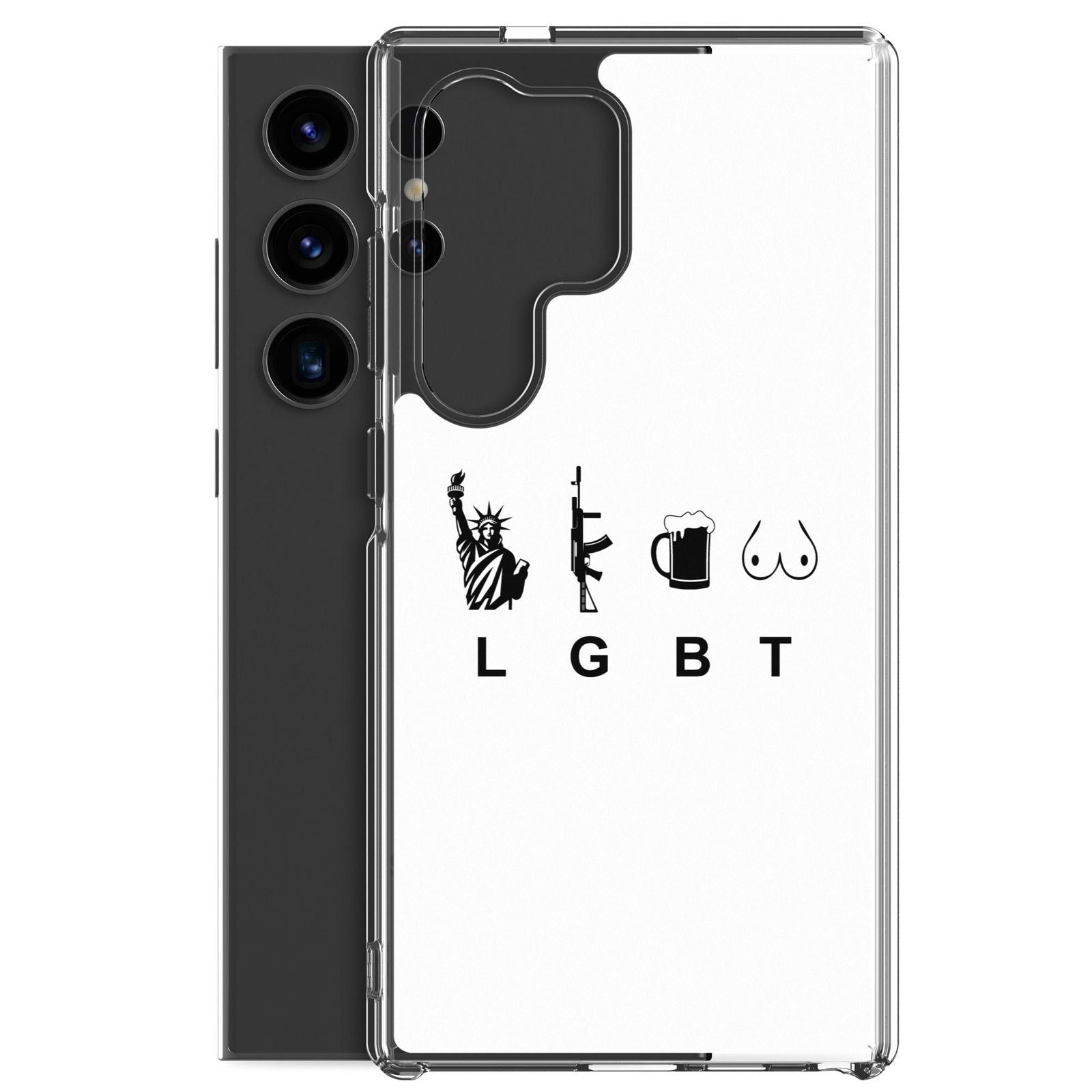 Coque Samsung LGBT liberty gun beer tits - Sedurro