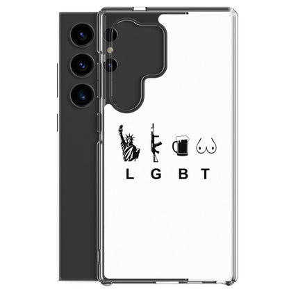 Coque Samsung LGBT liberty gun beer tits - Sedurro