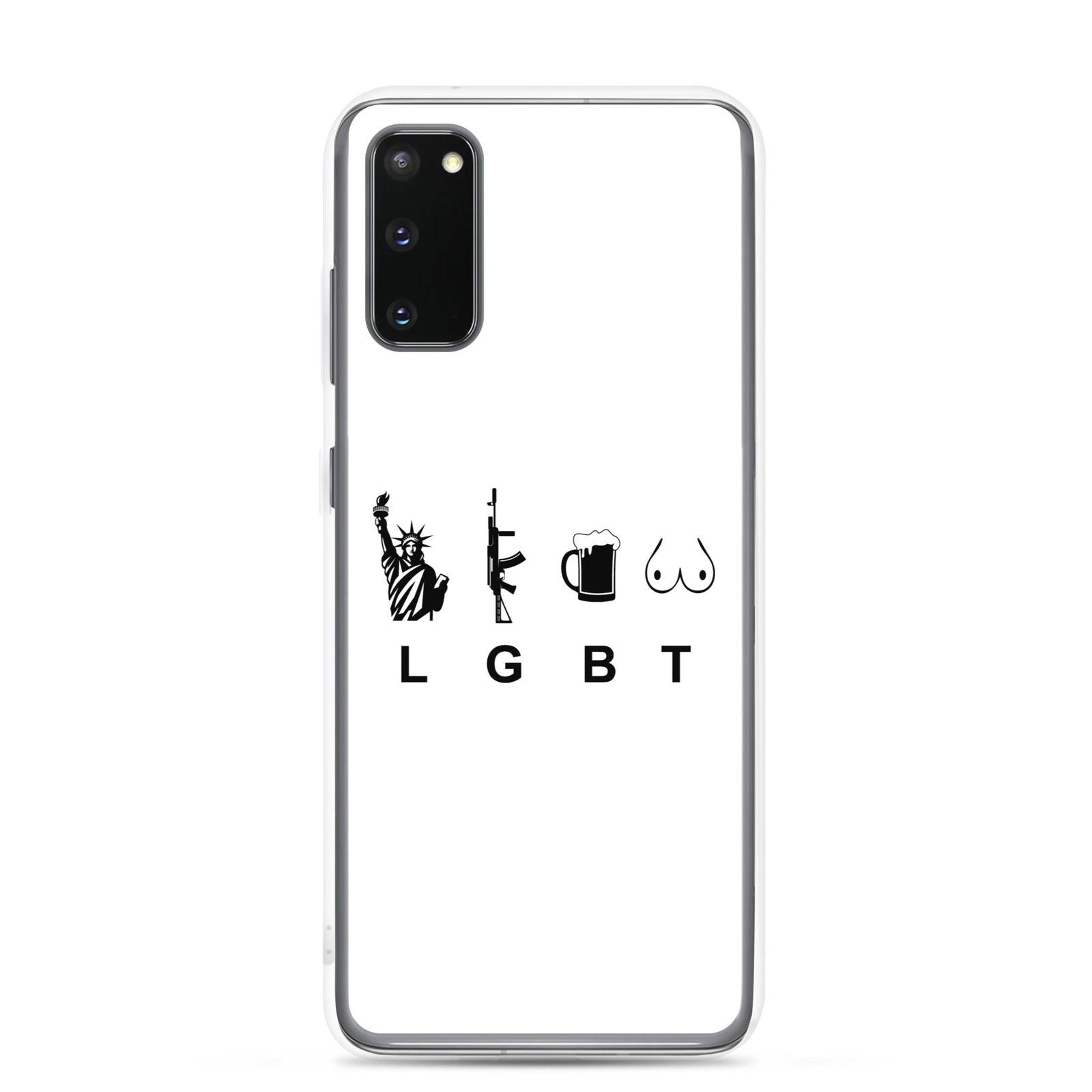 Coque Samsung LGBT liberty gun beer tits Samsung Galaxy S20 - Sedurro