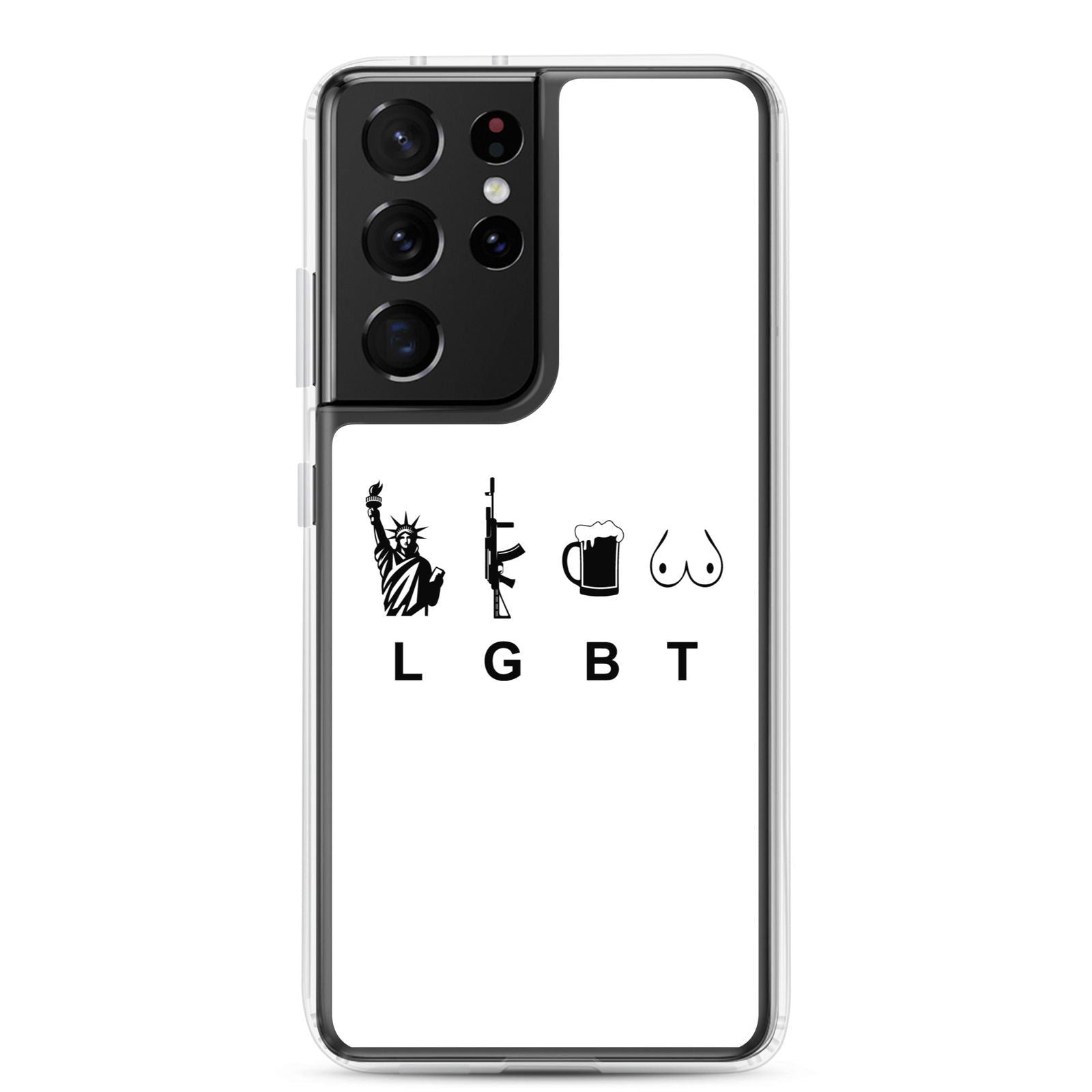 Coque Samsung LGBT liberty gun beer tits Samsung Galaxy S21 Ultra - Sedurro