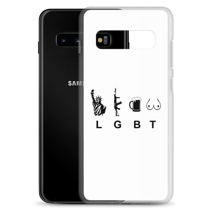 Coque Samsung LGBT liberty gun beer tits - Sedurro