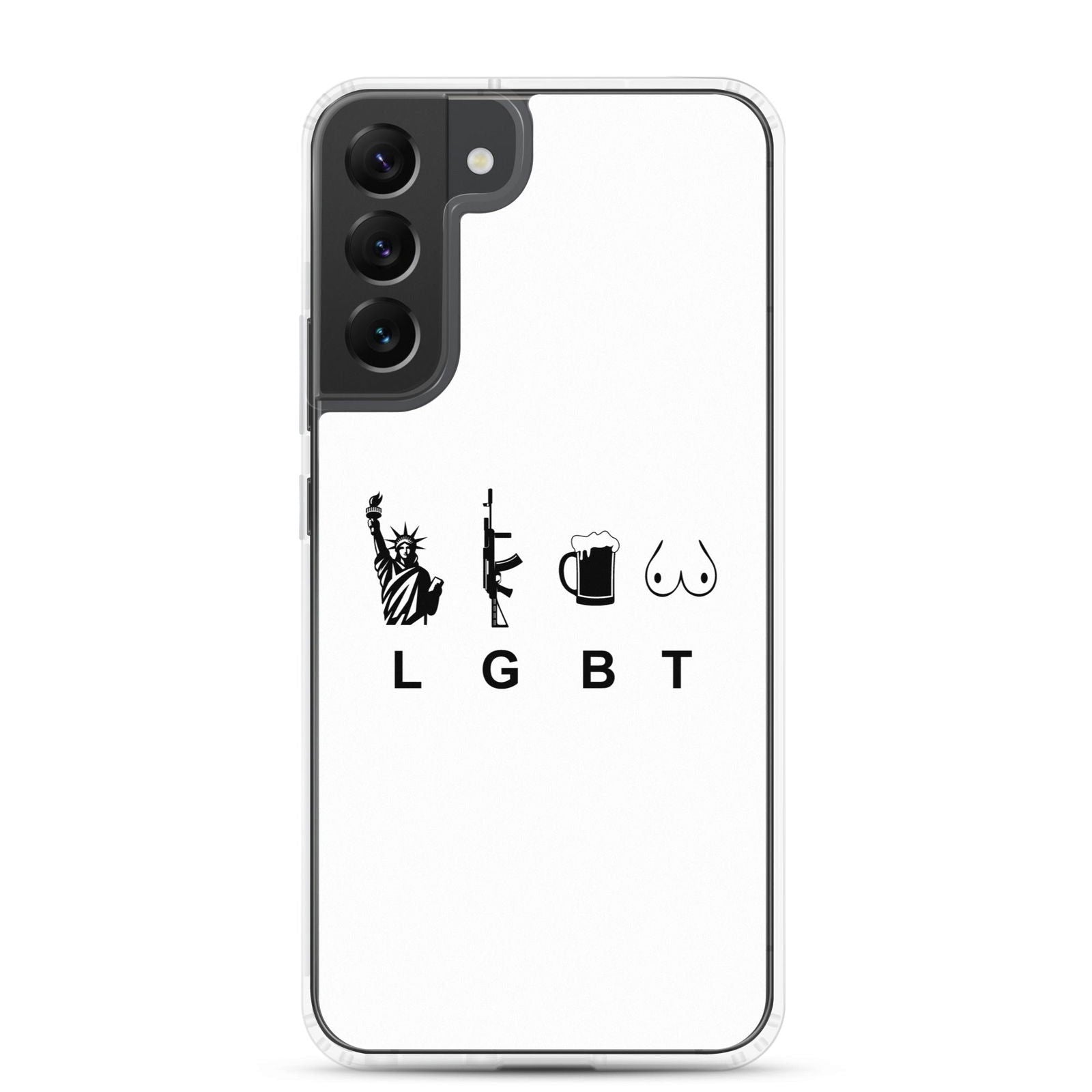 Coque Samsung LGBT liberty gun beer tits Samsung Galaxy S22 Plus - Sedurro