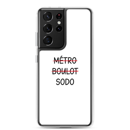 Coque Samsung Métro boulot sodo Samsung Galaxy S21 Ultra - Sedurro