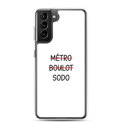 Coque Samsung Métro boulot sodo Samsung Galaxy S21 Plus - Sedurro