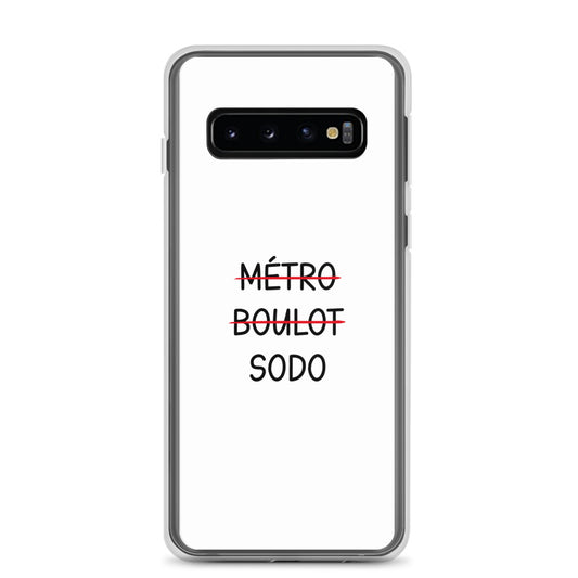 Coque Samsung Métro boulot sodo Samsung Galaxy S10 - Sedurro