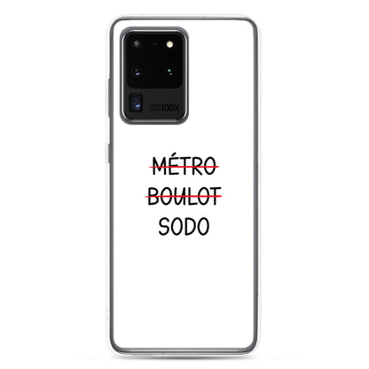 Coque Samsung Métro boulot sodo Samsung Galaxy S20 Ultra - Sedurro