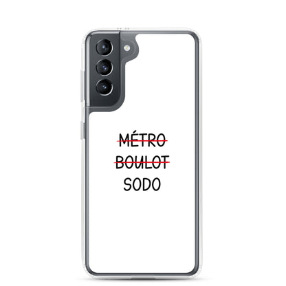 Coque Samsung Métro boulot sodo Samsung Galaxy S21 - Sedurro