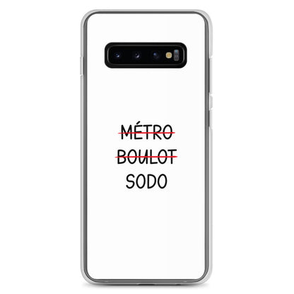 Coque Samsung Métro boulot sodo Samsung Galaxy S10+ - Sedurro