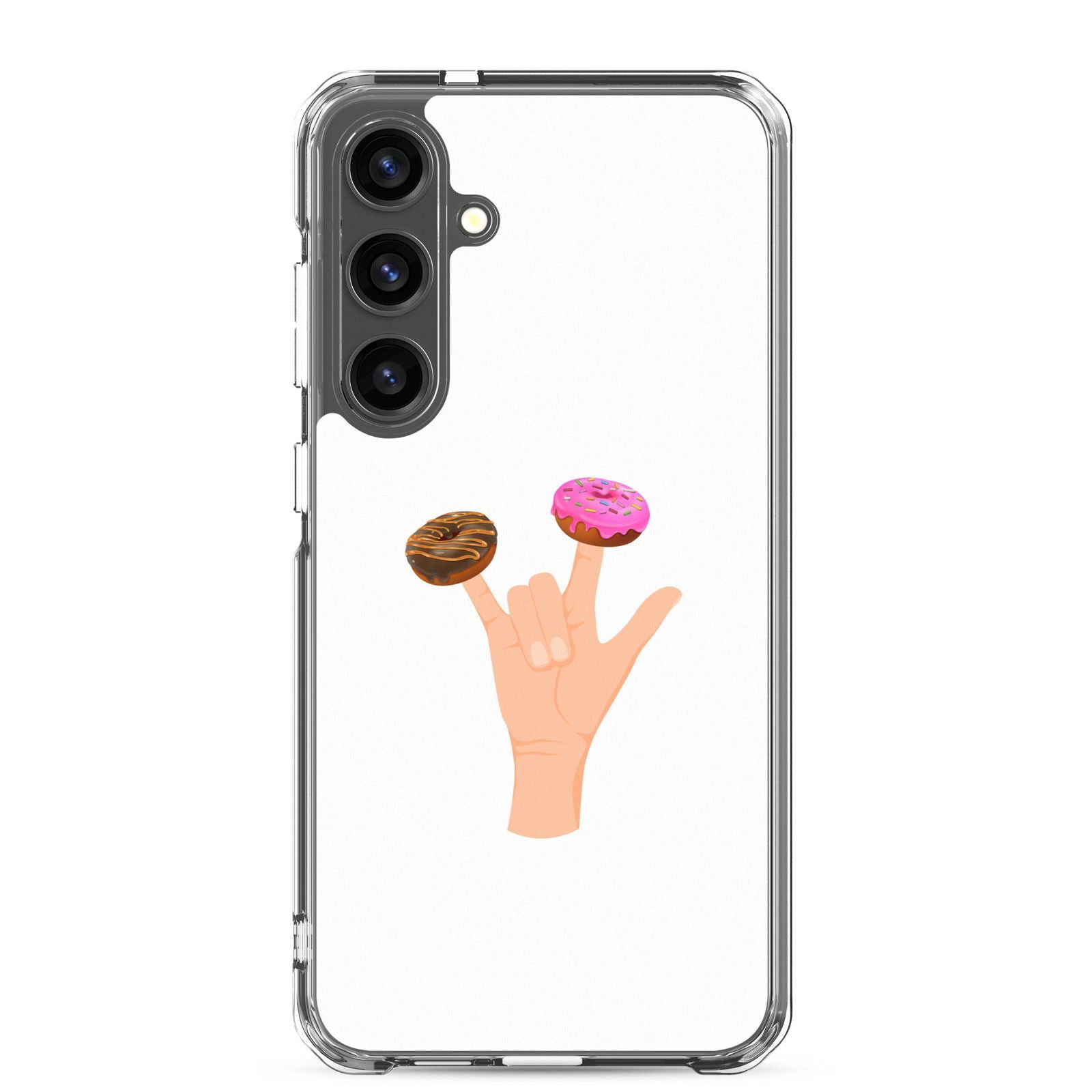 Coque Samsung Main donuts deux doigts Samsung Galaxy S24 Plus - Sedurro
