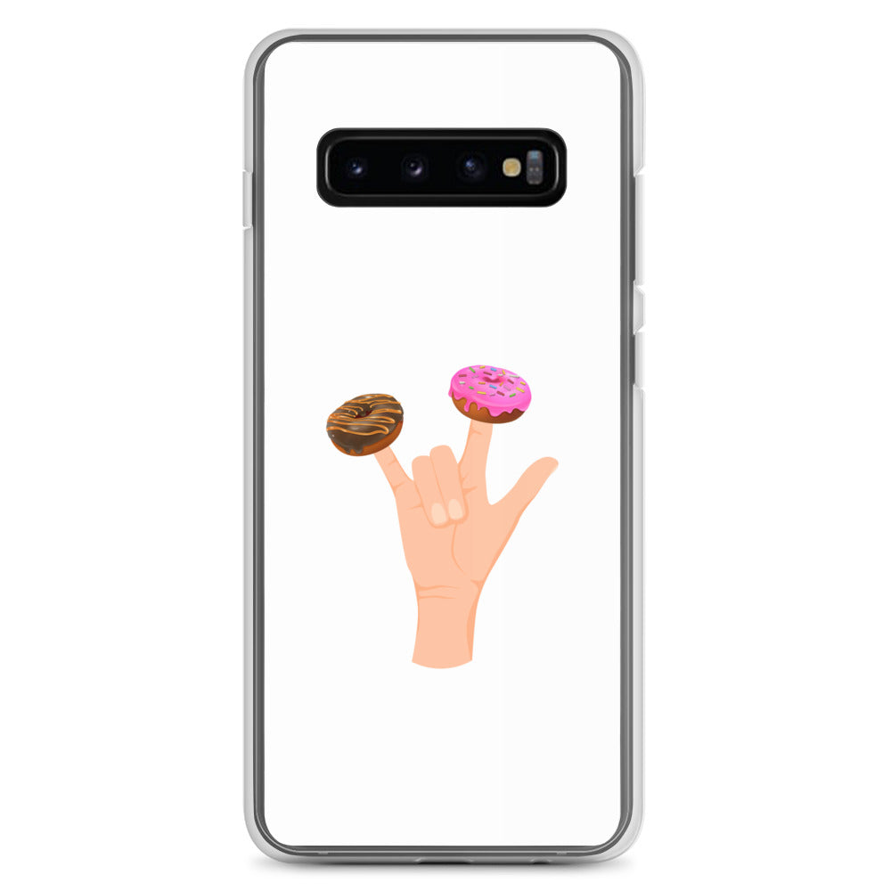 Coque Samsung Main donuts deux doigts Samsung Galaxy S10+ - Sedurro