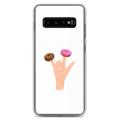 Coque Samsung Main donuts deux doigts Samsung Galaxy S10+ - Sedurro