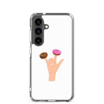 Coque Samsung Main donuts deux doigts Samsung Galaxy S24 - Sedurro