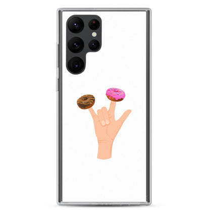 Coque Samsung Main donuts deux doigts Samsung Galaxy S22 Ultra - Sedurro
