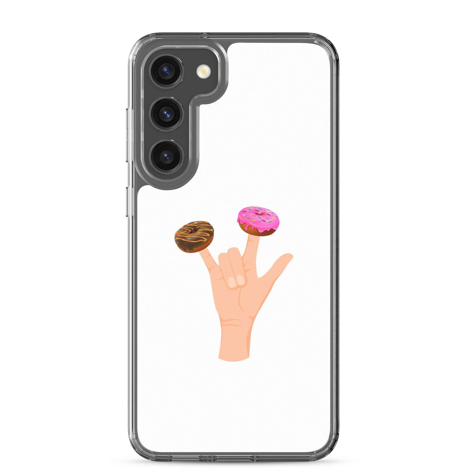 Coque Samsung Main donuts deux doigts Samsung Galaxy S23 Plus - Sedurro
