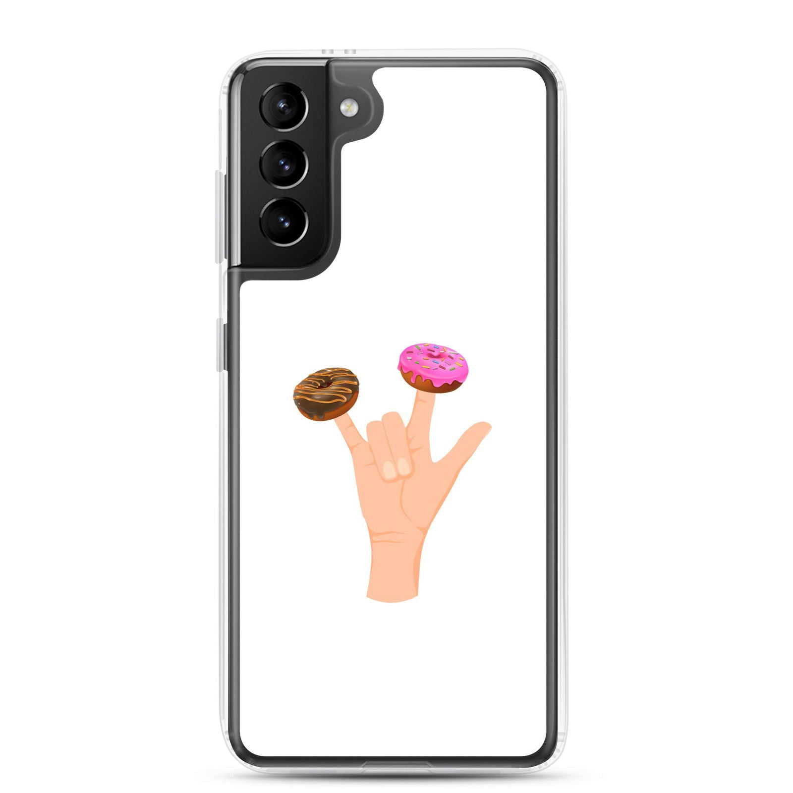Coque Samsung Main donuts deux doigts Samsung Galaxy S21 Plus - Sedurro
