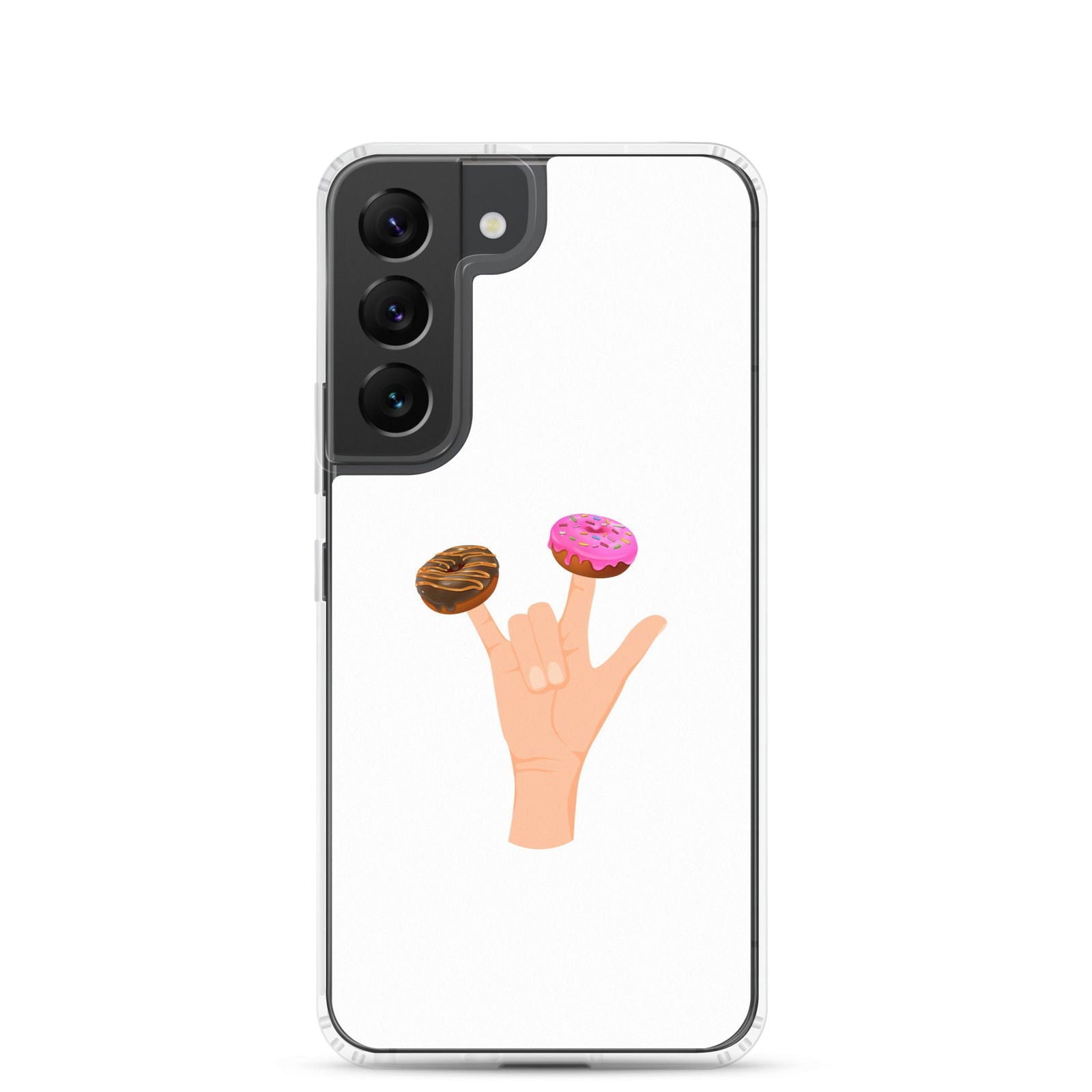 Coque Samsung Main donuts deux doigts Samsung Galaxy S22 - Sedurro