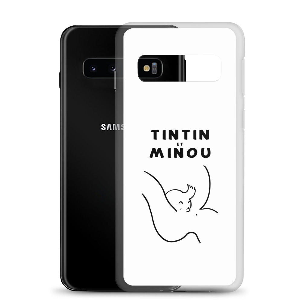 Coque Samsung Tintin et minou - Sedurro